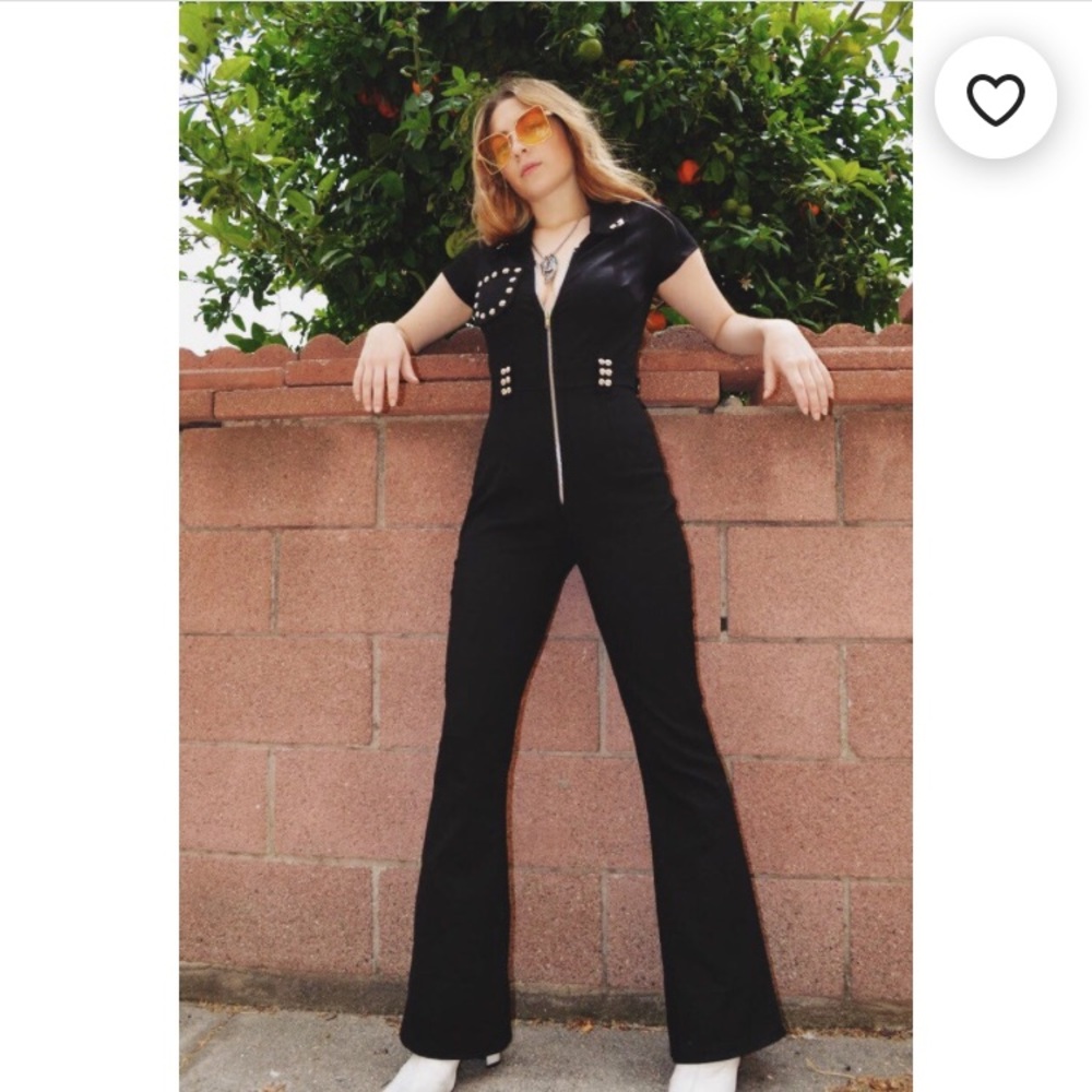 Shop Groovy Daze Black Jumpsuit